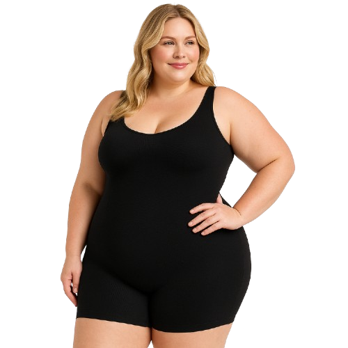 Plus Size Postpartum Shaper | Waist & Tummy Control Bodysuit | Plus size