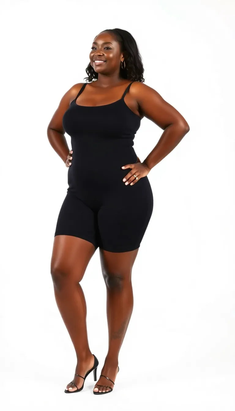 Plus Size Postpartum Shaper | Waist & Tummy Control Bodysuit  | Plus size