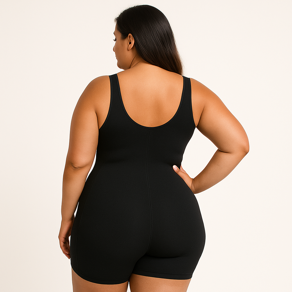 Plus Size Postpartum Shaper | Waist & Tummy Control Bodysuit  | Plus size